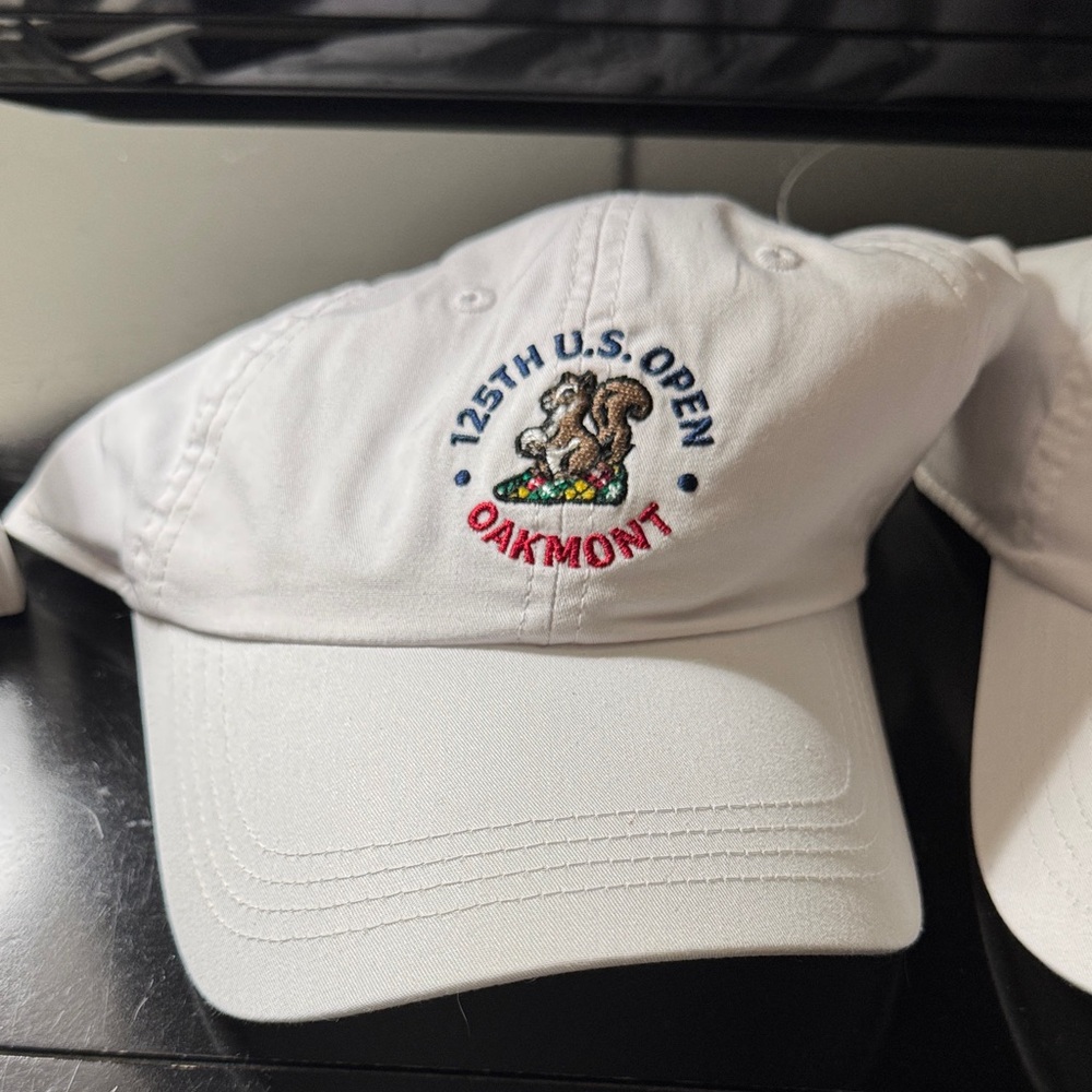 Set of Five USGA Member US Open Hats from the 122nd to 126th Open